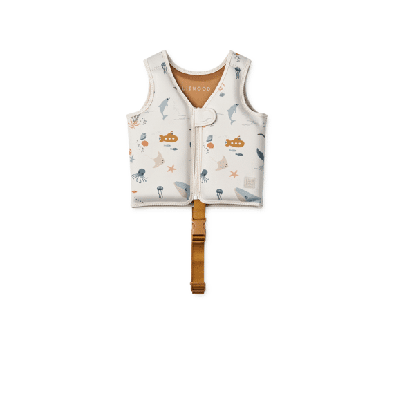 Liewood Dove Zwemvest Sea Creature/sandy 11-15kg