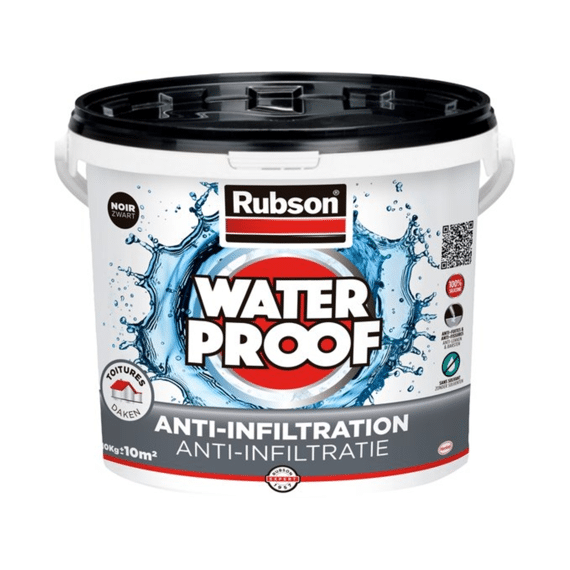 Rubson Anti-infiltratie 10kg Zwart