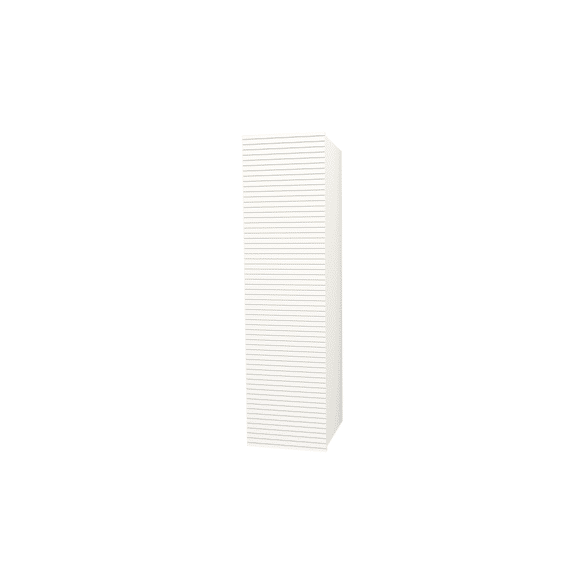 Elite Kolomkast Met Horizontaal Reliëf (135cm) - Mat Wit