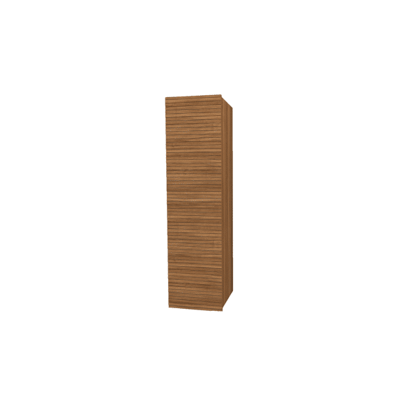 Elite Kolomkast Met Horizontaal Reliëf (135cm) - Walnoot