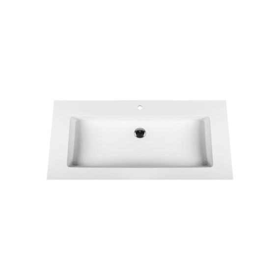 Aloni Solid Surface Wastafel (100cm) - Wit