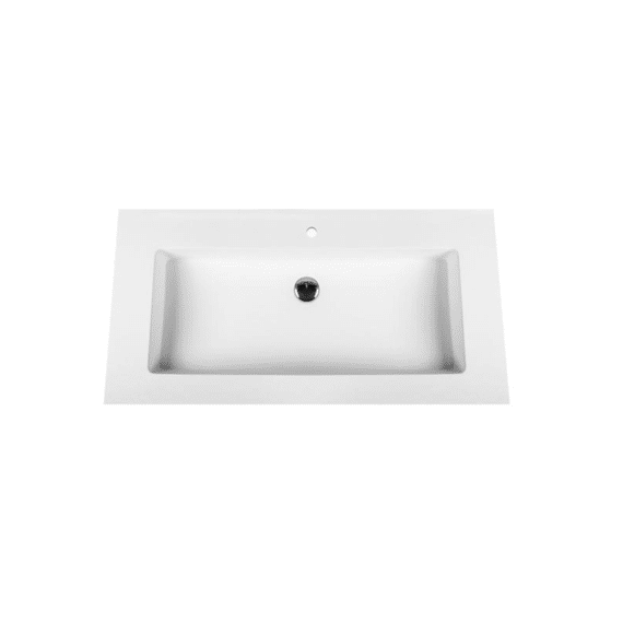 Aloni Solid Surface Wastafel (60cm) - Wit