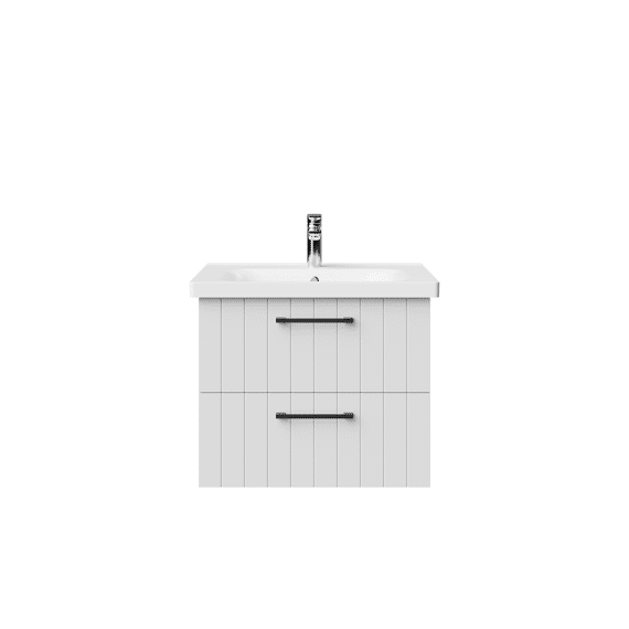 Creavit D10 Wastafelkast Met 2 Laden 60.6 Cm - Wit