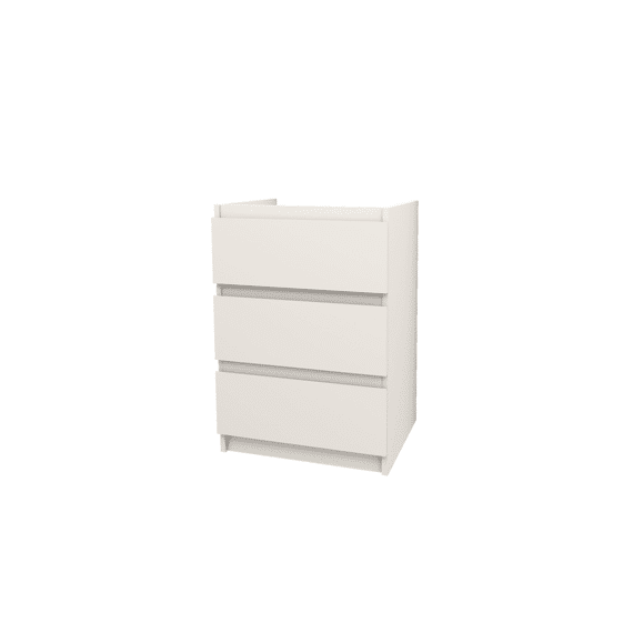 Jupiter Onderkast (60cm) - Mat Wit