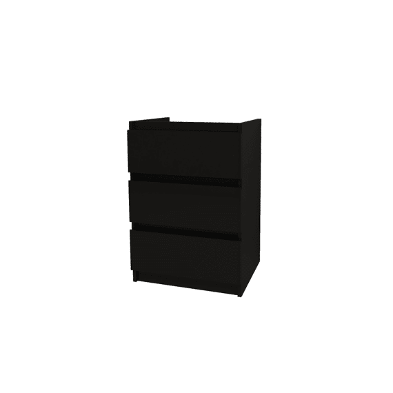 Jupiter Onderkast (60cm) - Zwart