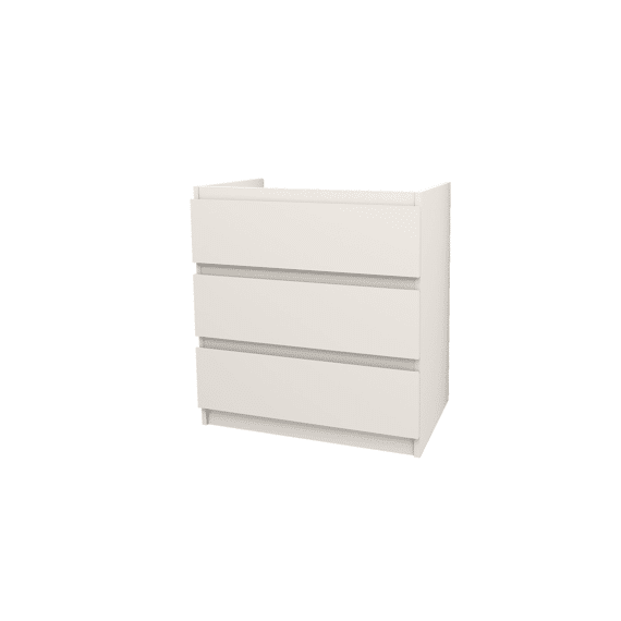 Jupiter Onderkast (80cm) - Mat Wit