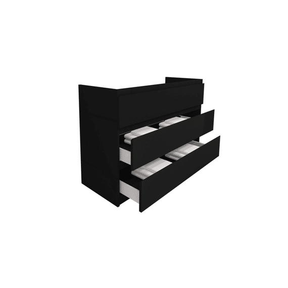 Jupiter Onderkast (120cm) - Zwart