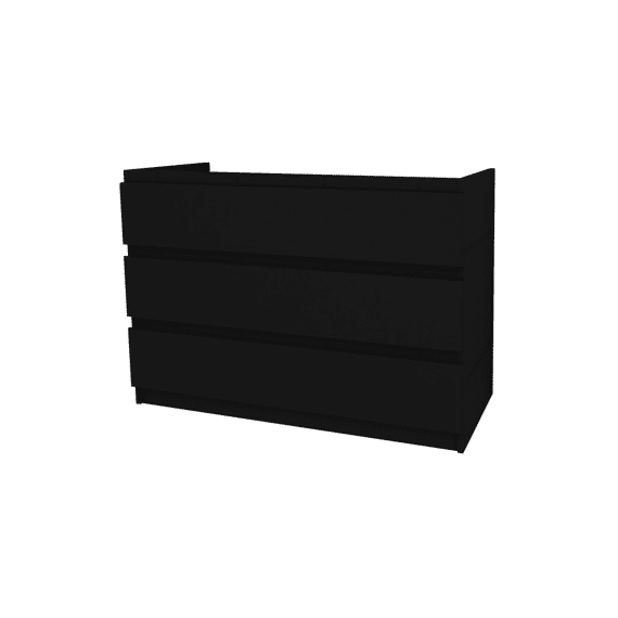 Jupiter Onderkast (120cm) - Zwart