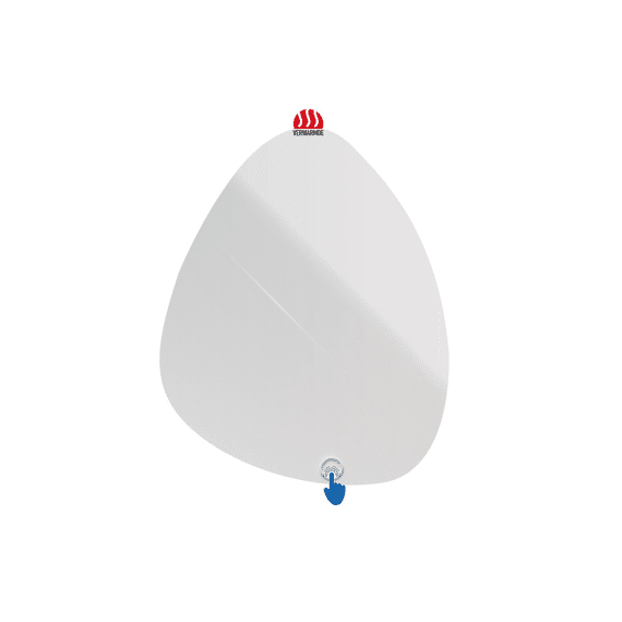 Aloni Uovo Led-spiegel Met Verwarming (100x60cm)