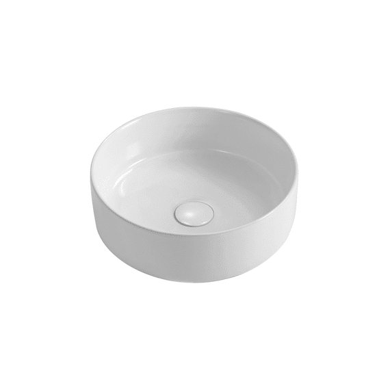 Aloni Fira Waskom -  Keramiek - 36x12.5x36 Cm - Glanzend Wit