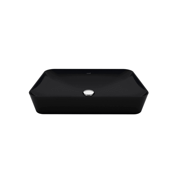 Creavit Ultra Keramische Opbouw Wastafel (60x40cm) - Mat Zwart