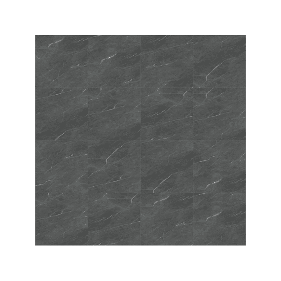 Rigid Mega Tiles Floor 7mm Black Marble Met Groef 1200x600 2.16m² Per Pak