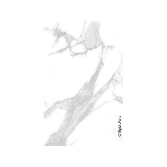 Rigid Standard Panels Wall 4.5mm White Marble 900x450 2.43m² Per Pak