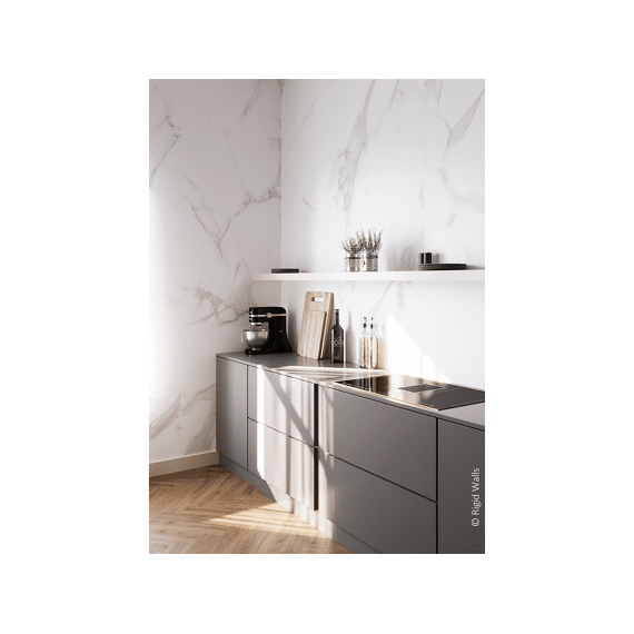 Rigid Mega Panels Wall 5.0mm White Marble 2800x900  2.52m² Per Pak