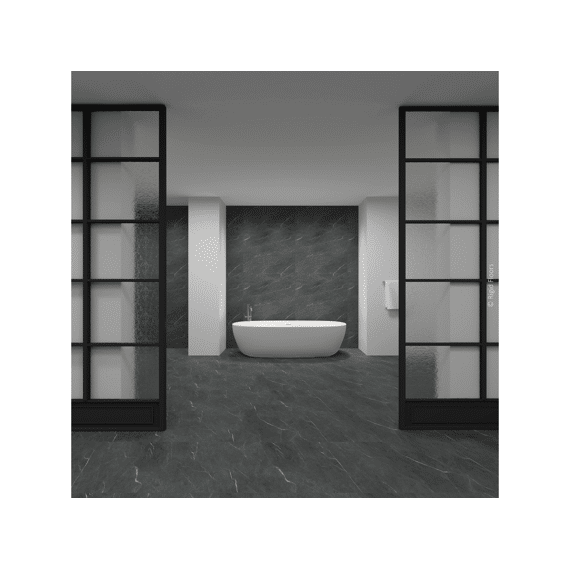 Rigid Mega Panels Wall Xxl 4mm Black Marble 2800x1200 3.36m² Per Pak