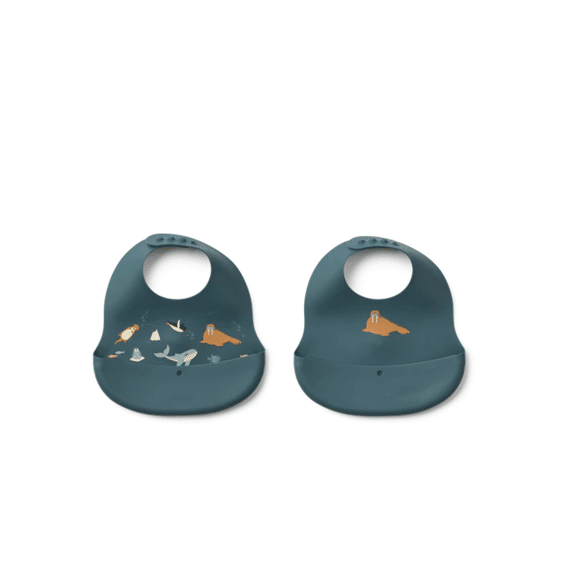 Liewood Ember Slab 2-pack Artic Sea/ocean View