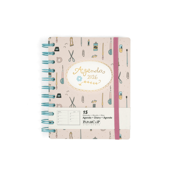 Paperclip Flexi Cover Agenda Funny Side Up