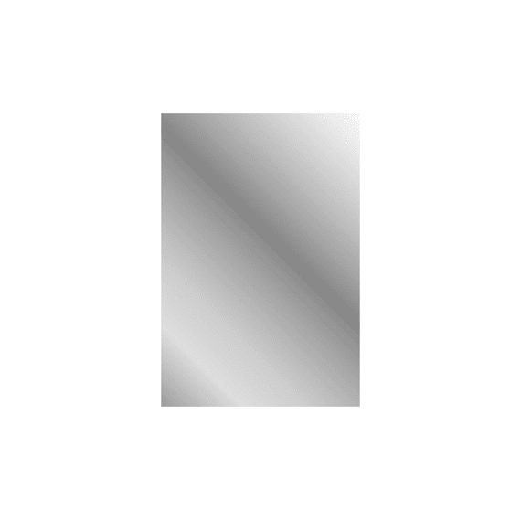 Aloni Mikaro Toiletspiegel - Met Lijst - 40x60x1.9 Cm - Zwart Eiken