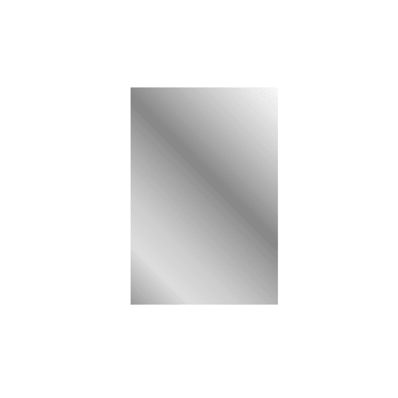 Aloni Mikaro Toiletspiegel - Met Lijst - 40x60x1.9 Cm - Licht Eiken