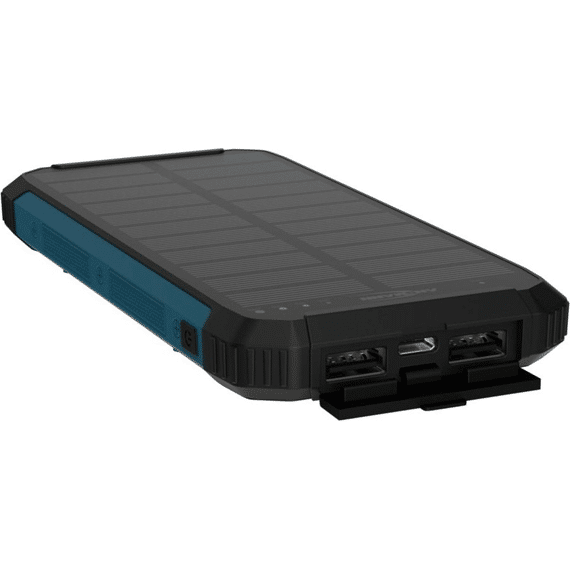 Outdoor Powerbank 5w Draadloos Opladen 3w Led-lamp En Zonnepaneel. 2× Usb A-poorten 10000 Mah