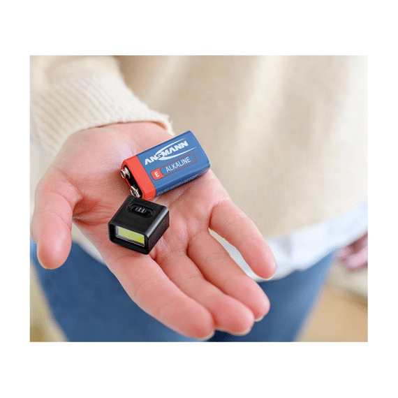 Praktisch En Handig Minilampje Met 3w Cob-led Werkt Op Een Batterij Van 9 V