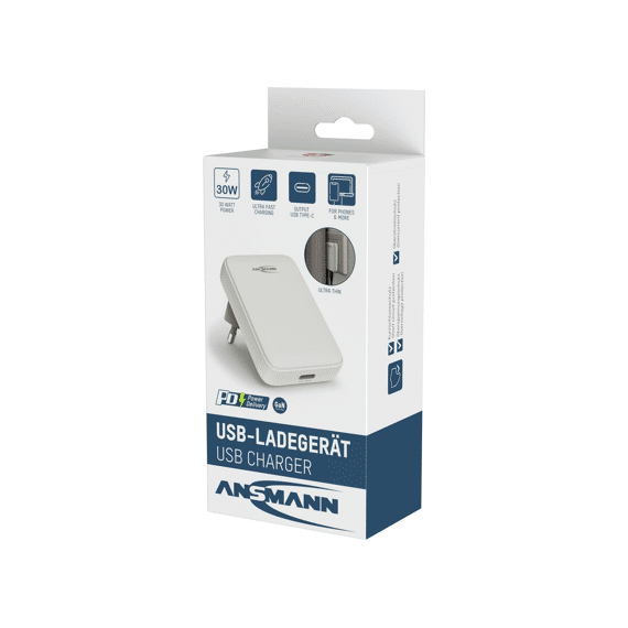 Platte Oplader Met 30 W Voor Smartphones Tablets En Andere Usb-apparaten