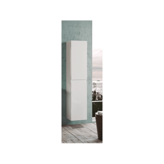 Kolomkast Valentina Witlak Mat 2 Deuren 35x160 Cm