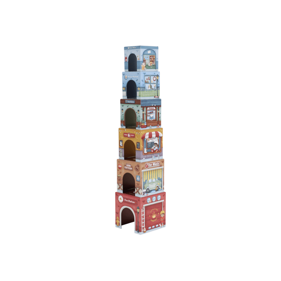 Little Dutch Stapeltoren Met 6 Autos