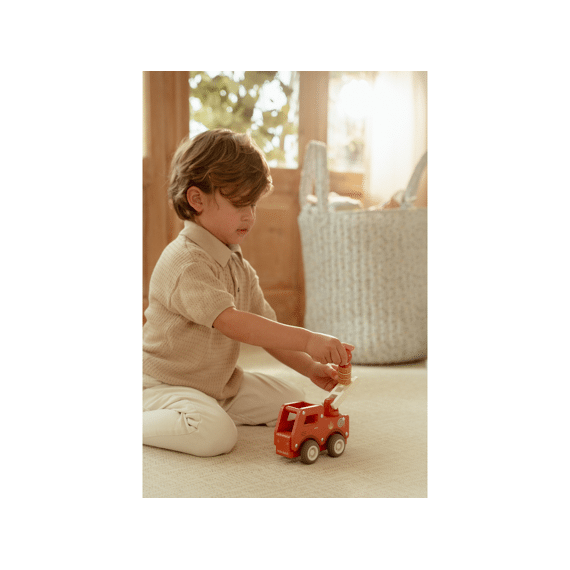Little Dutch Houten Brandweerwagen Met Pegdoll