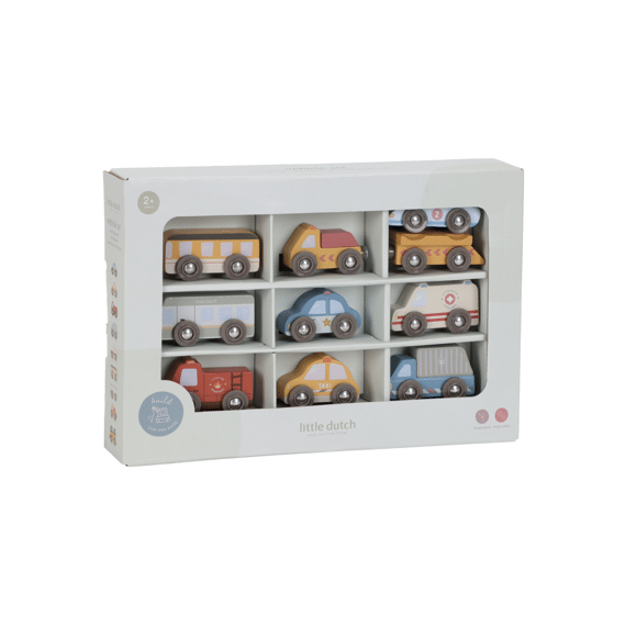 Little Dutch Houten Voertuigenset