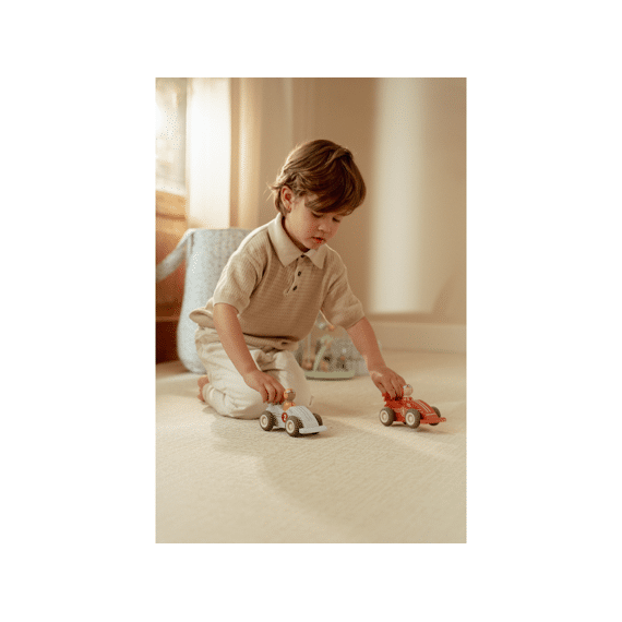 Little Dutch Houten Racewagen Pullback Met Pegdoll Assortiment