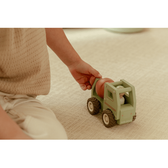 Little Dutch Houten Cementwagen Met Pegdoll