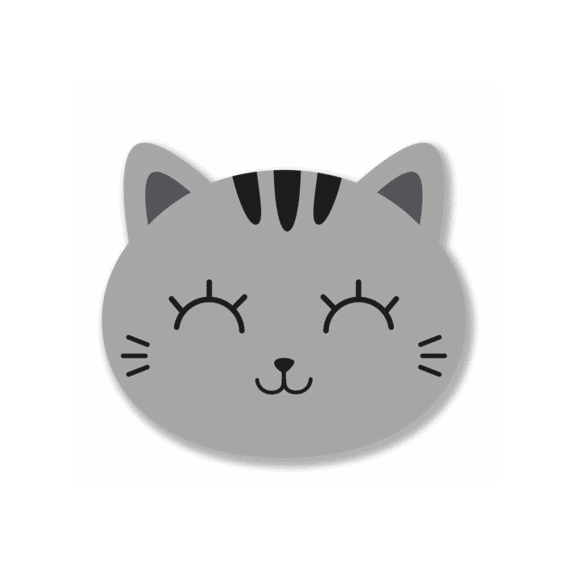 Itotal 3d Muispad Grijze Kat