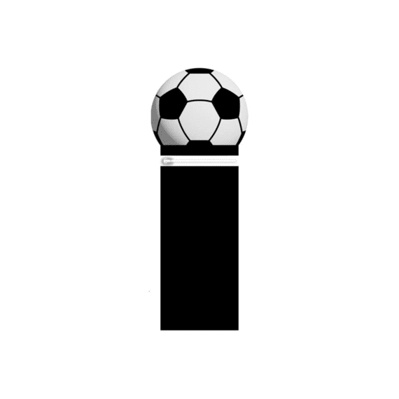 Itotal Pennenzak Silicone Voetbal