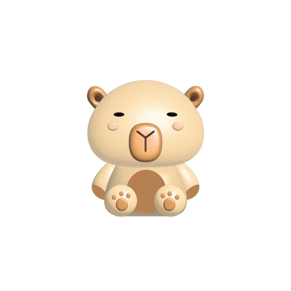 Itotal Nachtlamp Silicone Capybara