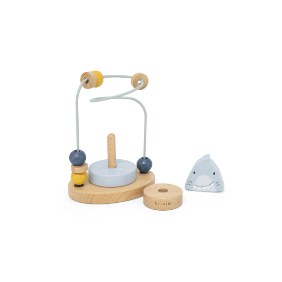 Trixie Toys Wooden Beads Maze Mr. Shark