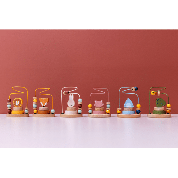 Trixie Toys Wooden Beads Maze Mr. Shark