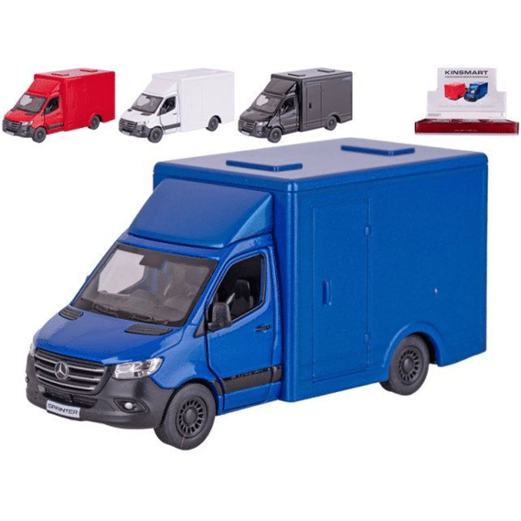 Kinsmart Mercedes Benz Sprinter Die Cast Pull Back 4 13cm Assortiment