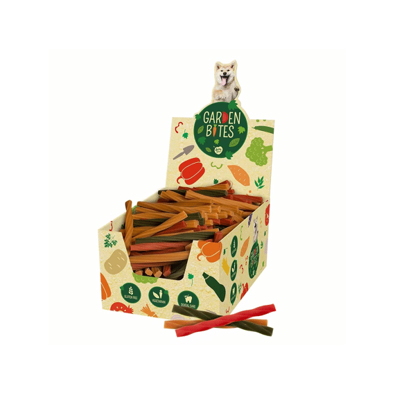 Garden Bites Dental Twisters Xl-25cm-3st Meerkleurig