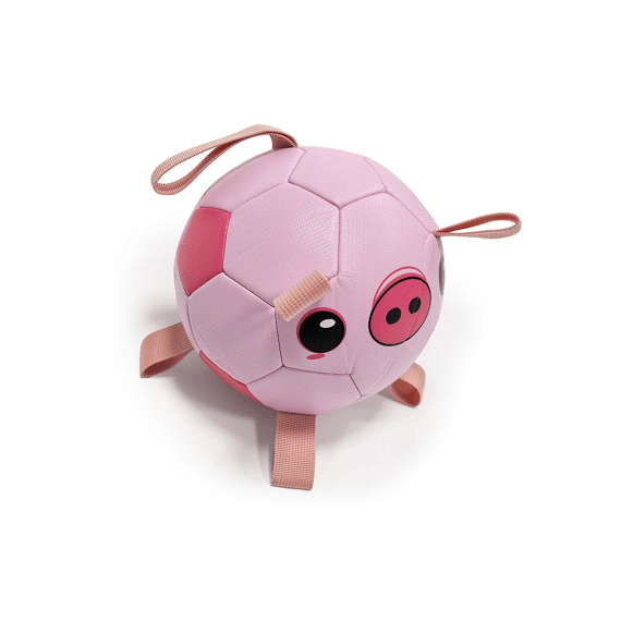 Voetbal Piggy 18.5cm Roze