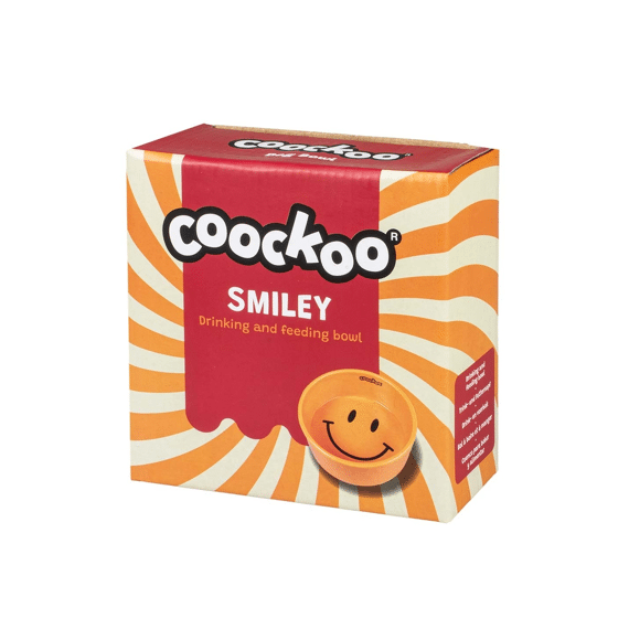 Eetkom Smiley M-750ml-15.5x15.5x6cm Geel