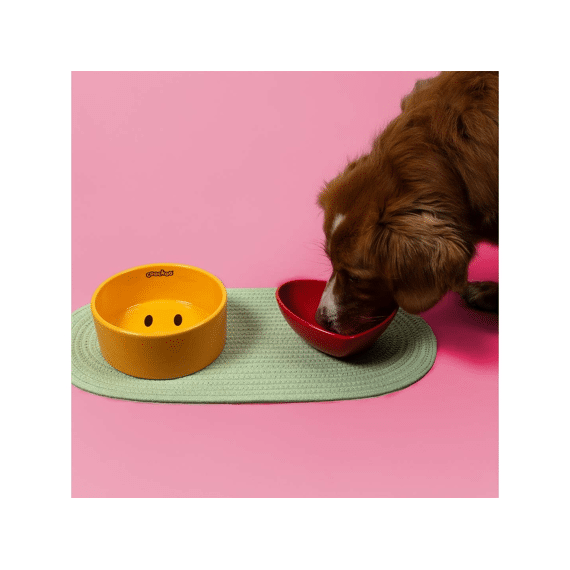 Eetkom Eat Your Heart Out 480ml-16.5x13.5x6cm Rood