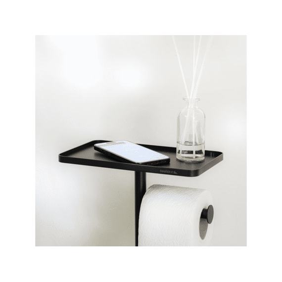 Sealskin Brix Toiletbutler Met Planchet Zwart