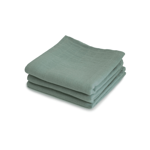 Mushie Tetradoeken 3-pack Roman Green