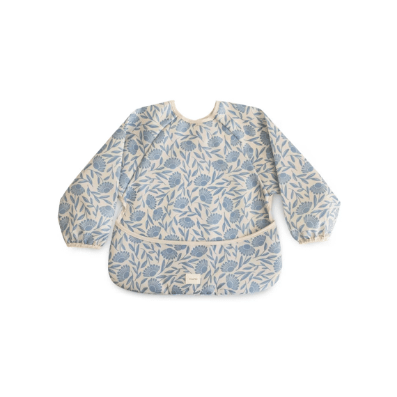 Mushie Slab Lange Mouwen Blue Flowers