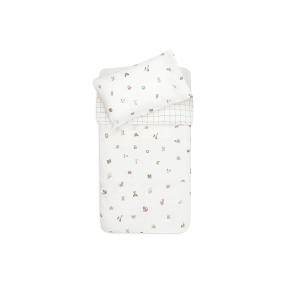 Jollein Dekbedovertrek Bed 100x140 Animal Friends