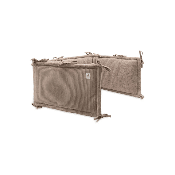 Jollein Box/bedbumper 30x180 Cloudy Rib Milky Coffee