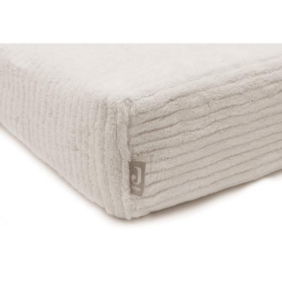 Jollein Aankleedkussenhoes 50x70 Jersey Cloudy Rib Oatmeal