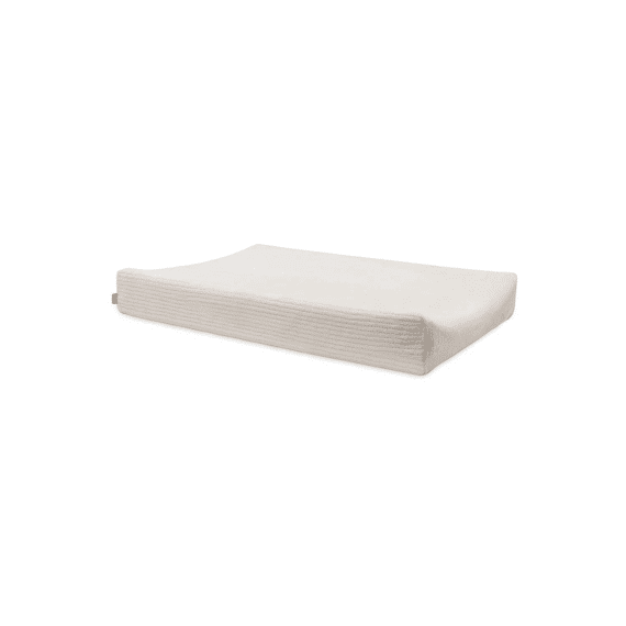 Jollein Aankleedkussenhoes 50x70 Jersey Cloudy Rib Oatmeal
