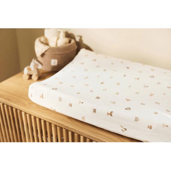Jollein Aankleedkussenhoes 50x70 Jersey Animal Friends